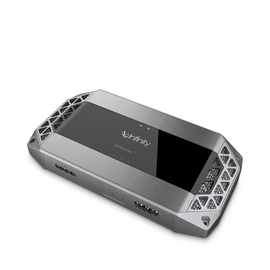 K1000 - Silver - High-performance mono car audio subwoofer amplifier - Hero
